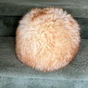 Genuine shearling hat